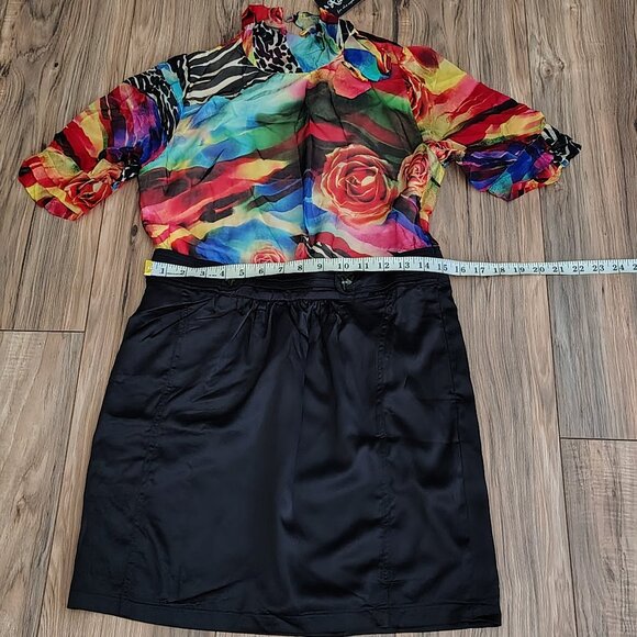 Rachael G. Two-Tone Summer Dress Size L - Picture 7 of 14